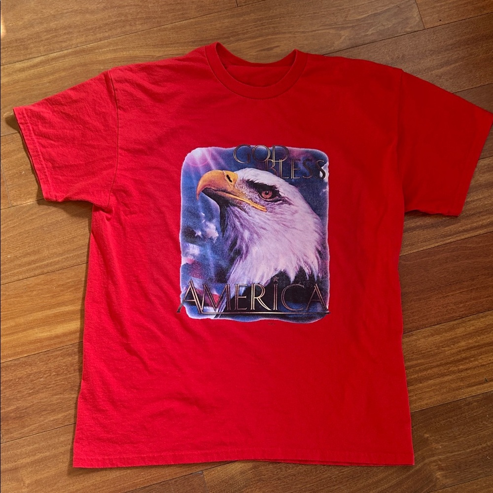 GOD BLESS AMERICA Eagle Tshirt
